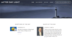 Desktop Screenshot of latterdaylight.com